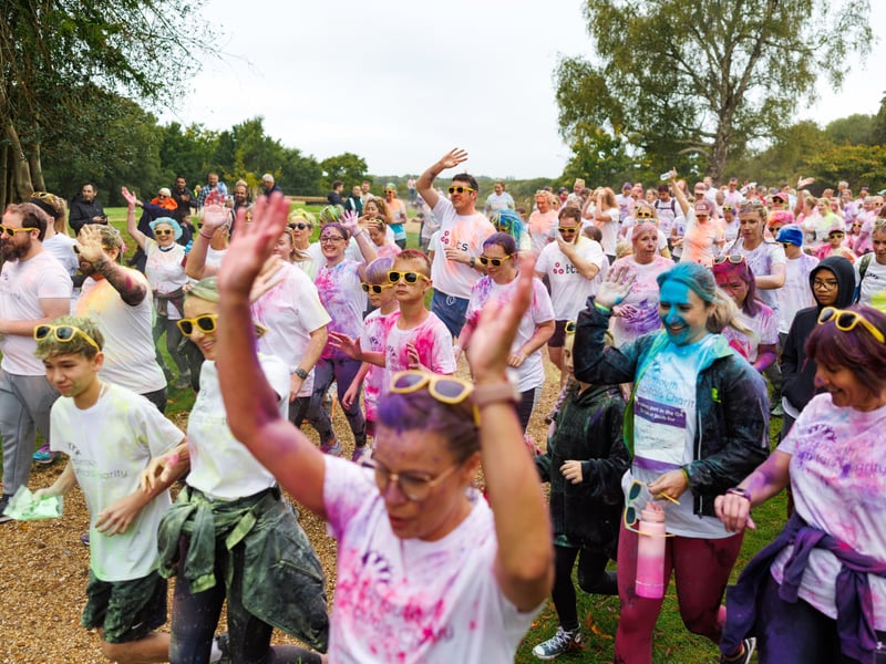 QA colour dash event at Staunton Country Park
Picture:Marcin Jedrysiak