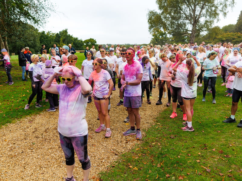 QA colour dash event at Staunton Country Park
Picture:Marcin Jedrysiak