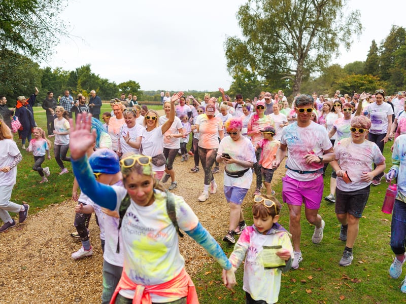QA colour dash event at Staunton Country Park
Picture:Marcin Jedrysiak