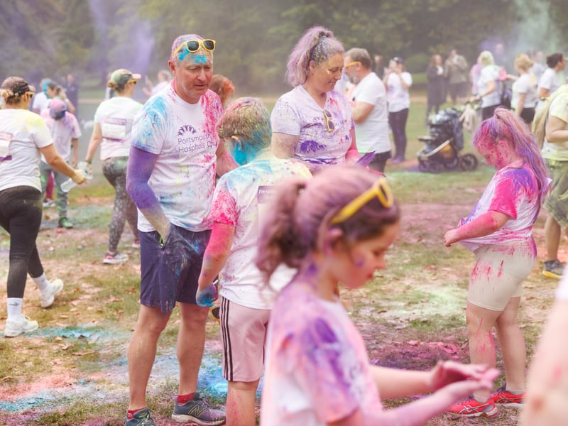 QA colour dash event at Staunton Country Park
Picture:Marcin Jedrysiak