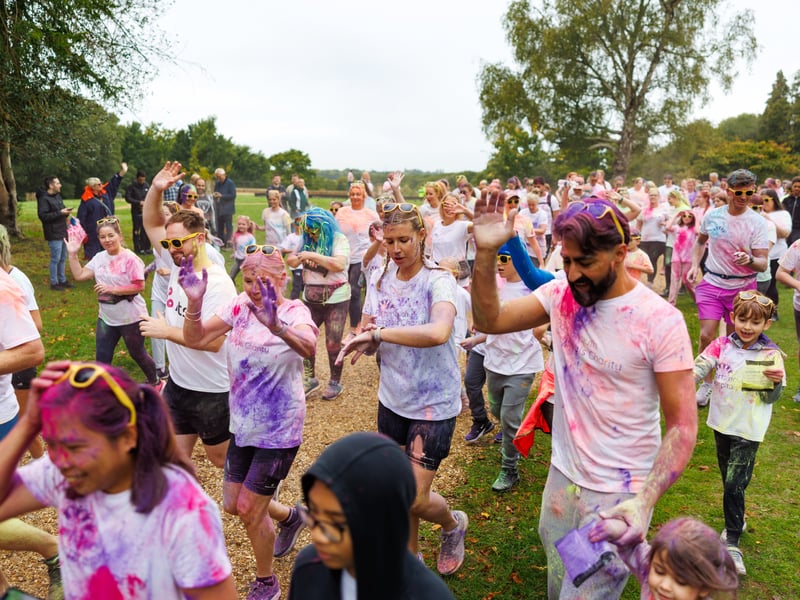 QA colour dash event at Staunton Country Park
Picture:Marcin Jedrysiak