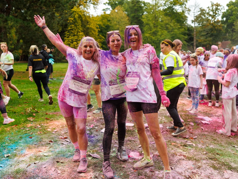 QA colour dash event at Staunton Country Park
Picture:Marcin Jedrysiak
