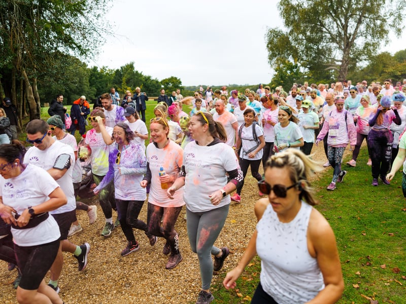 QA colour dash event at Staunton Country Park
Picture:Marcin Jedrysiak