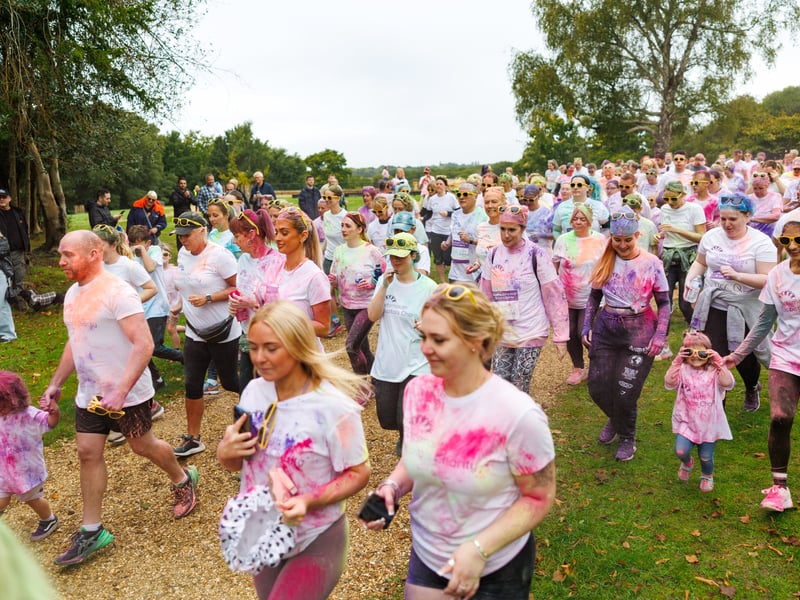 QA colour dash event at Staunton Country Park
Picture:Marcin Jedrysiak