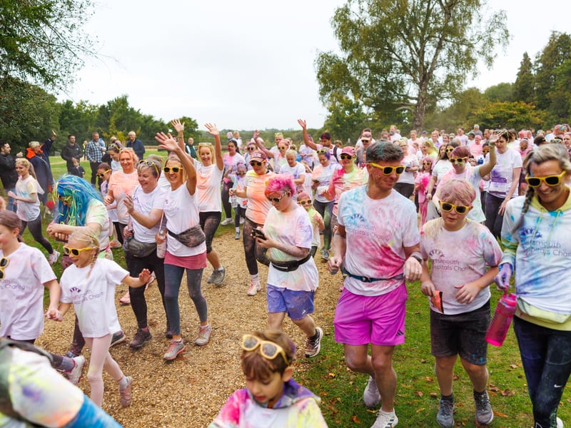 QA colour dash event at Staunton Country Park
Picture:Marcin Jedrysiak