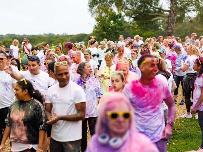 QA colour dash event at Staunton Country Park
Picture:Marcin Jedrysiak