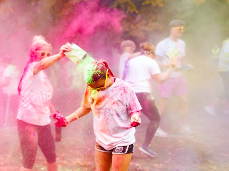 QA colour dash event at Staunton Country Park
Picture:Marcin Jedrysiak