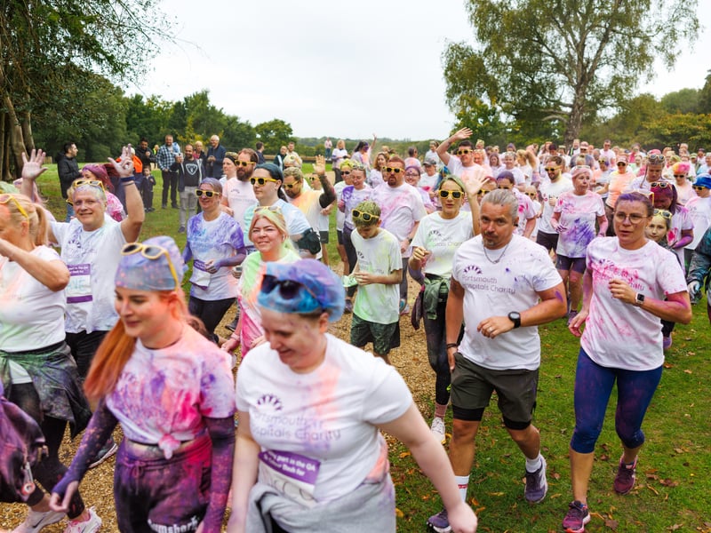 QA colour dash event at Staunton Country Park
Picture:Marcin Jedrysiak