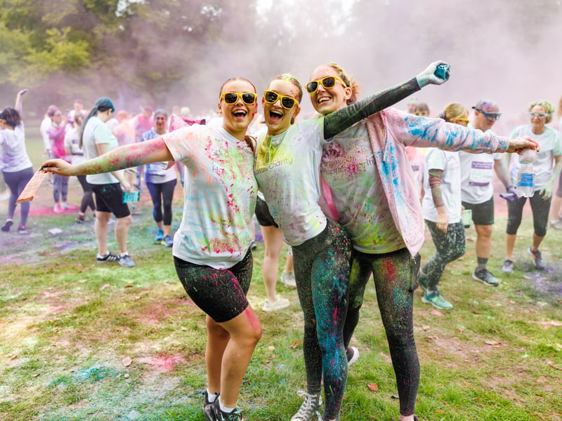 QA colour dash event at Staunton Country Park
Picture:Marcin Jedrysiak