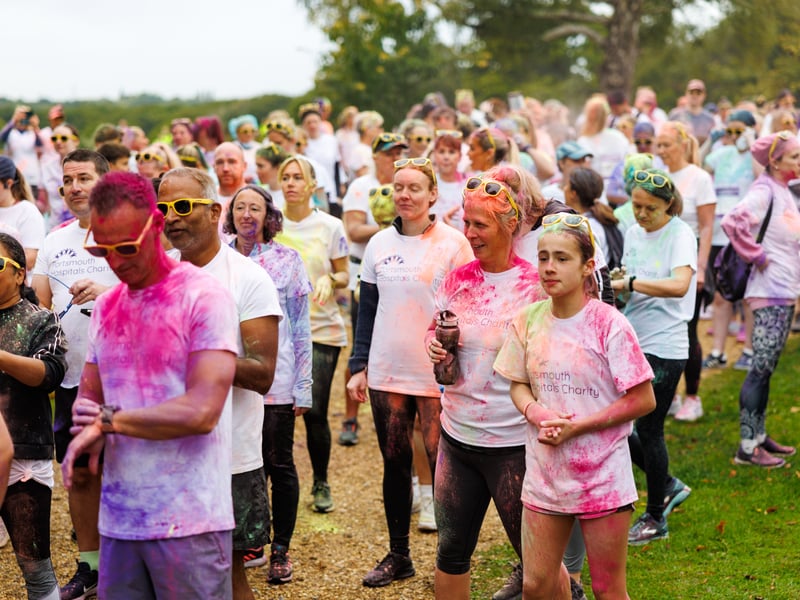 QA colour dash event at Staunton Country Park
Picture:Marcin Jedrysiak