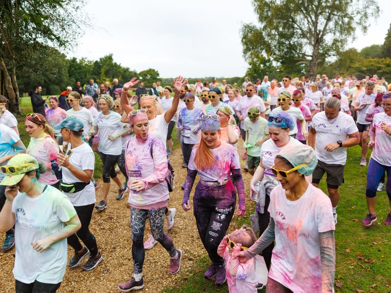 QA colour dash event at Staunton Country Park
Picture:Marcin Jedrysiak
