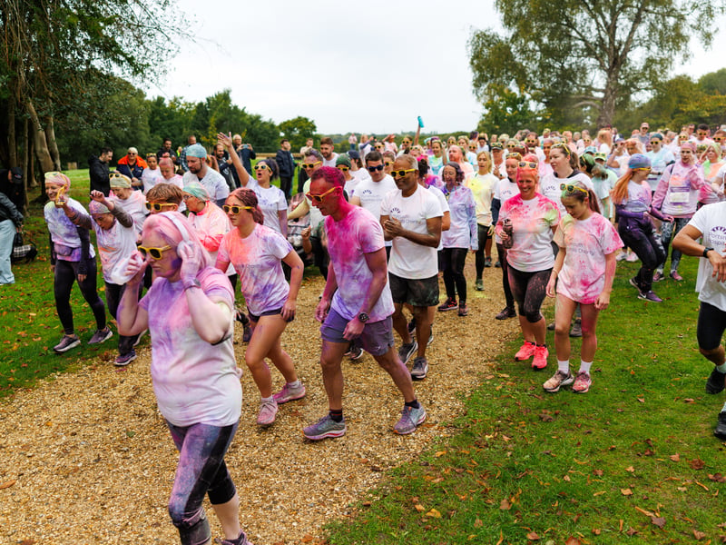 QA colour dash event at Staunton Country Park
Picture:Marcin Jedrysiak