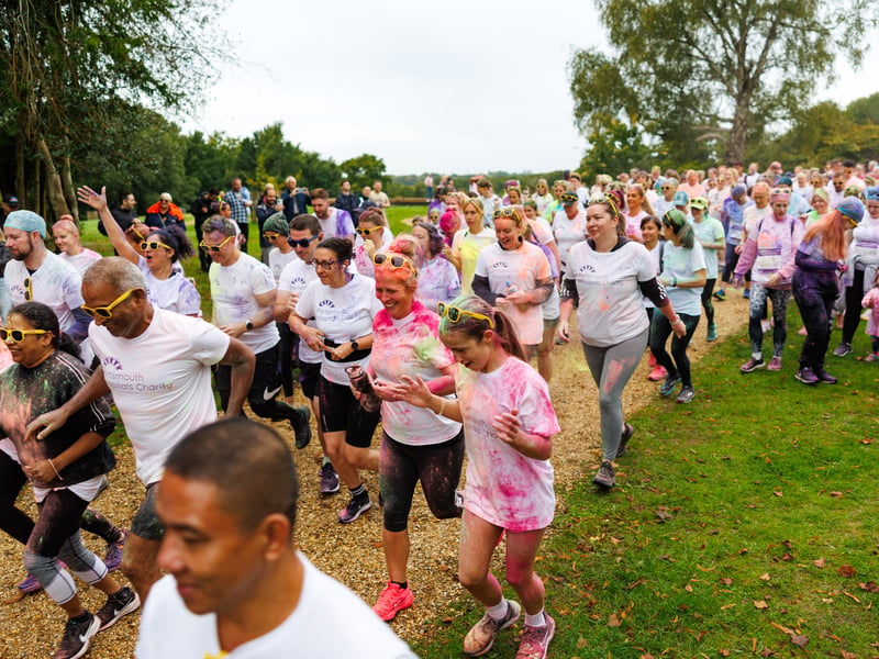 QA colour dash event at Staunton Country Park
Picture:Marcin Jedrysiak