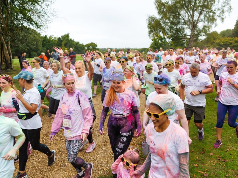 QA colour dash event at Staunton Country Park
Picture:Marcin Jedrysiak