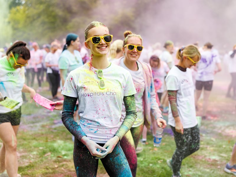 QA colour dash event at Staunton Country Park
Picture:Marcin Jedrysiak