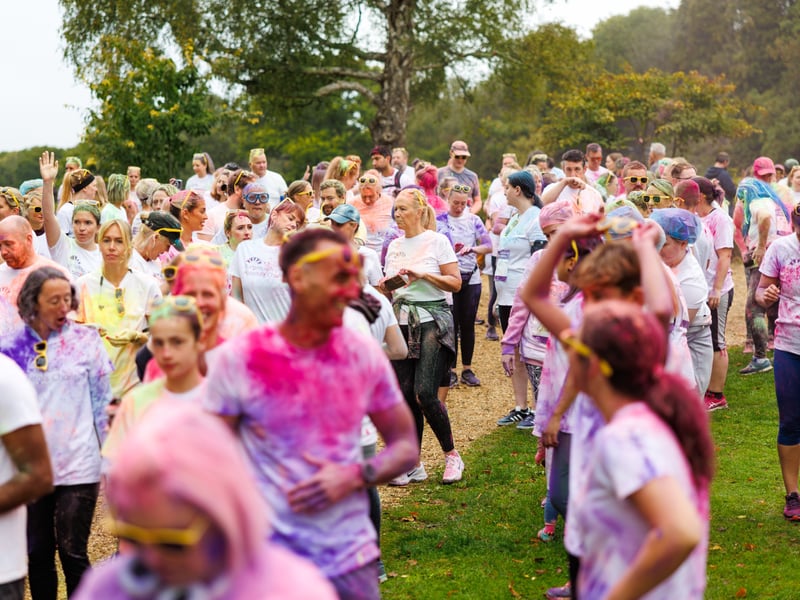 QA colour dash event at Staunton Country Park
Picture:Marcin Jedrysiak