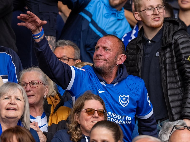 2,700 Pompey fans were packed into the away end at Southampton for the south-coast derby