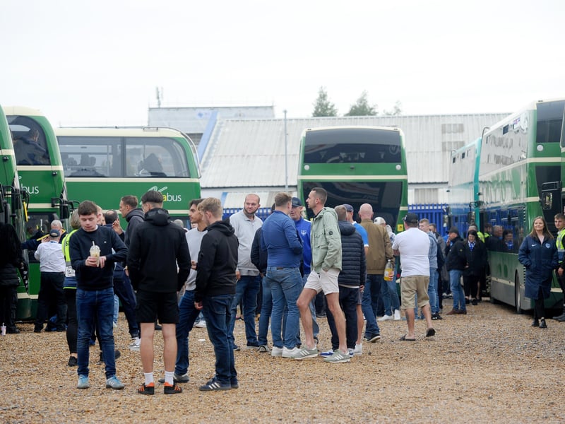 Pompey fans get ready to head to Southampton for the south-coast derby