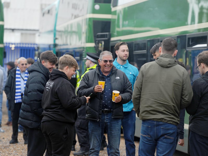 Pompey fans get ready to head to Southampton for the south-coast derby