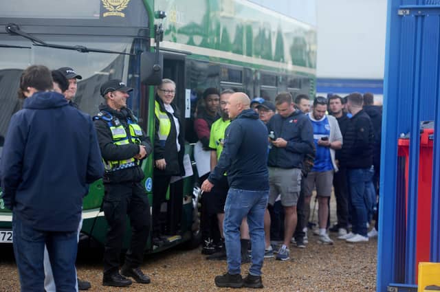 Pompey fans get ready to head to Southampton for the south-coast derby