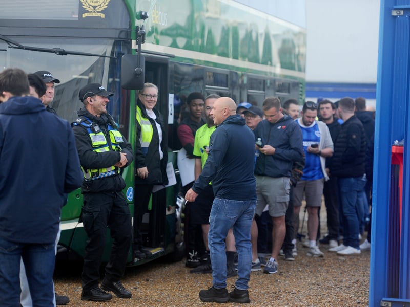 Pompey fans get ready to head to Southampton for the south-coast derby