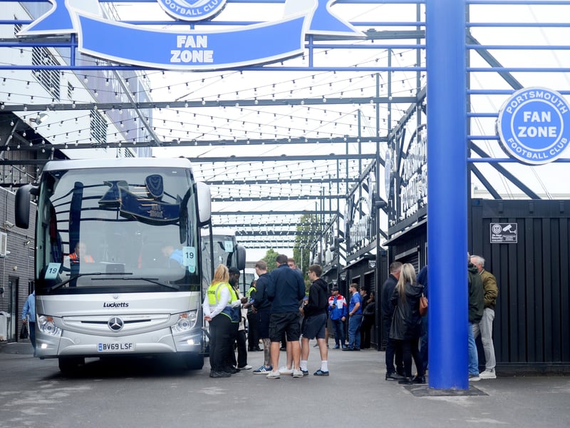 Pompey fans get ready to head to Southampton for the south-coast derby