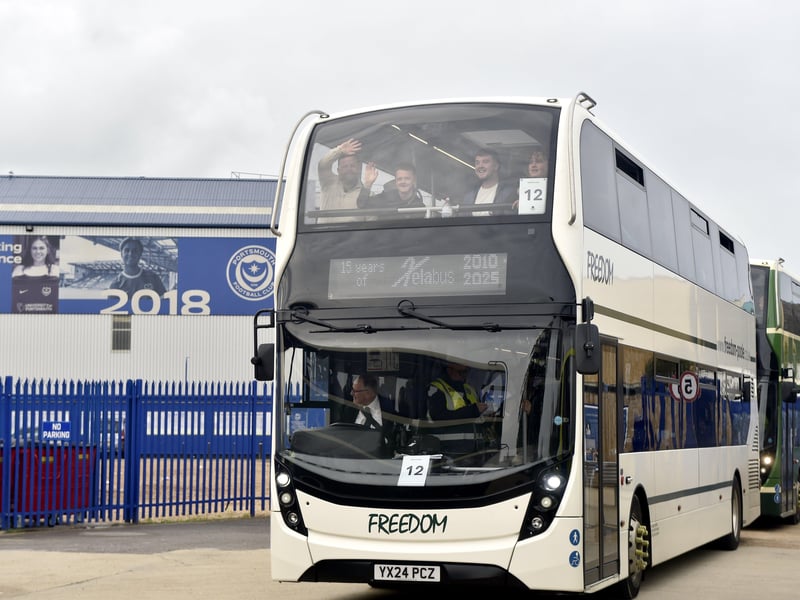 Pompey fans head off to Southampton for the south-coast derby


