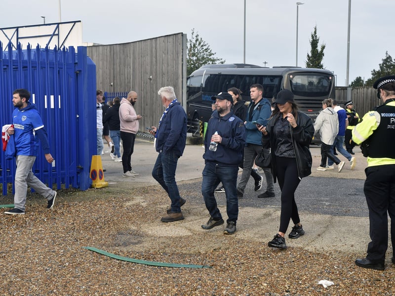 Pompey fans get ready to head to Southampton for the south-coast derby