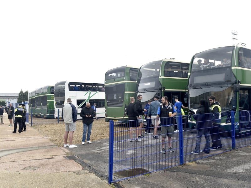 Pompey fans get ready to head to Southampton for the south-coast derby

