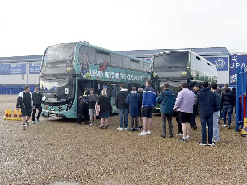 Pompey fans get ready to head to Southampton for the south-coast derby