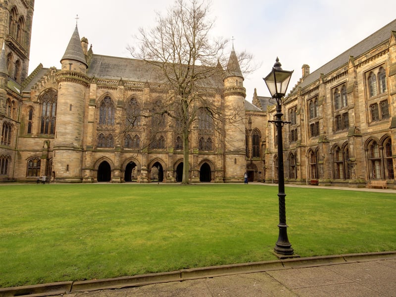 The University of Glasgow comes 24th in the UK overall, but lags behind others when it comes to teaching. It has 86 per cent positive teacher approval.