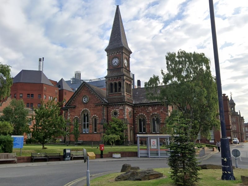 The Leeds Teaching Hospitals NHS Trust is an NHS Trust based in Leeds, overseeing the Chapel Allerton Hospital, Leeds Dental Institute, Leeds General Infirmary, Seacroft Hospital, Wharfedale Hospital, and St James's University Hospital. It ranked 96 overall in the NHS Trust League Tables, with a score of 2.57.