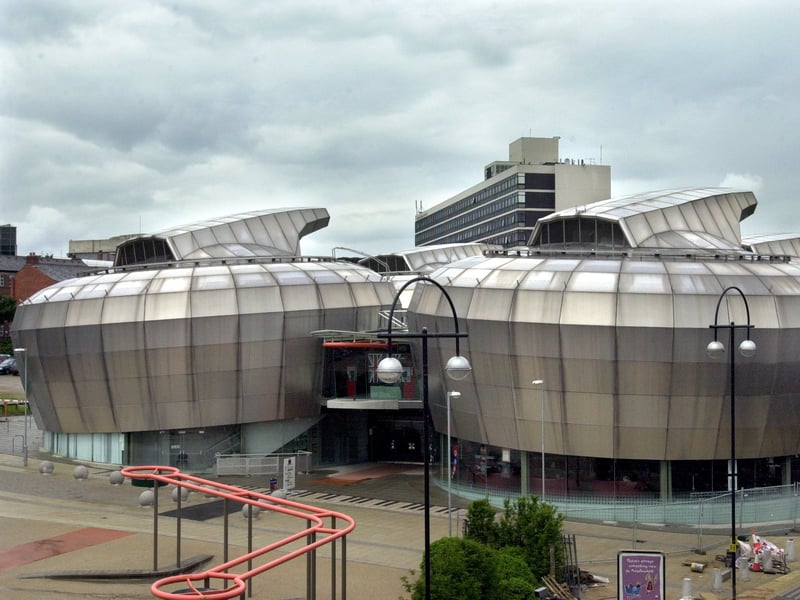 The National Centre for Popular Music was dreamed up to help boost Sheffield's economy after the rapid decline of its steel industry. The £15 million lottery-funded museum opened in March 1999, celebrating contemporary music and culture, with exhibits including instruments and outfits from the careers of legendary acts. But it never attracted enough visitors, and it closed within 18 months. Following failed attempts to convert it into a live music venue, it was sold in 2002 for a tenth of what it cost to build, and in 2003 it became home to Sheffield Hallam University’s students' union. The building's eye-catching design, with each of the drums representing different aspects of music, continues to divide opinion, with some admiring the unique architecture and others branding it one of Sheffield's ugliest buildings. Its future is today unclear after Sheffield Hallam University announced that the students' union was moving elsewhere.