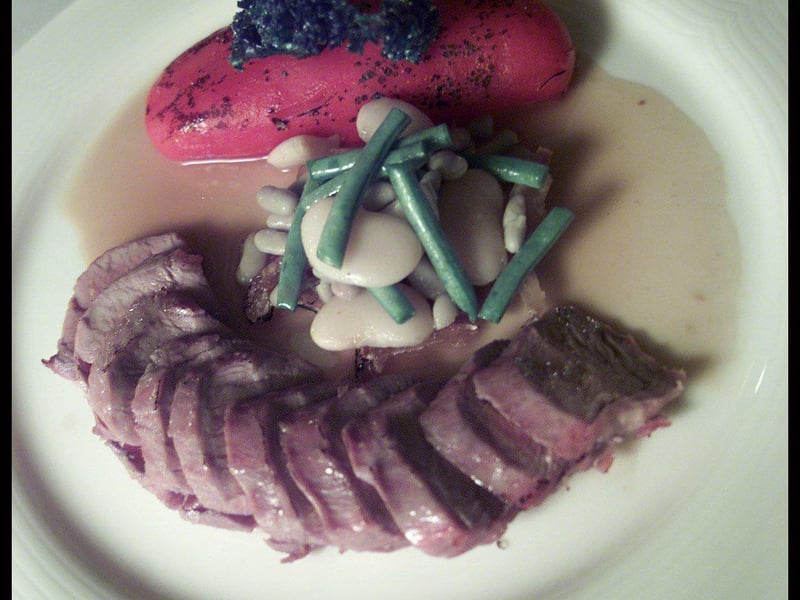 Ubiquitous Chip - Ronnie Clydesdale's "Roast Loin of Pork, with Sweet Red Pepper" in 2000