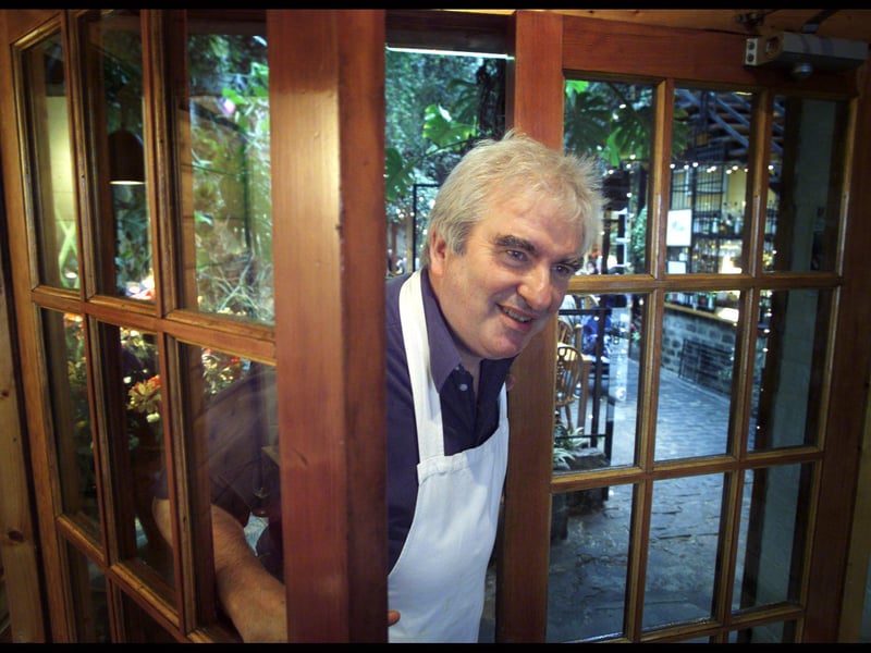 Ubiquitous Chip Restaurant - Ronnie Clydesdale in 2000.