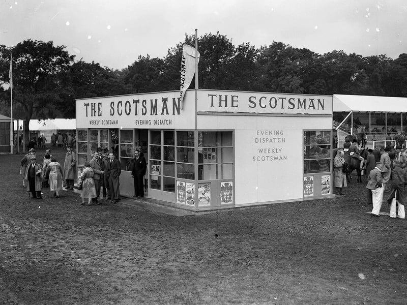 The Scotsman stand at the Royal Highland Show in Inverness.