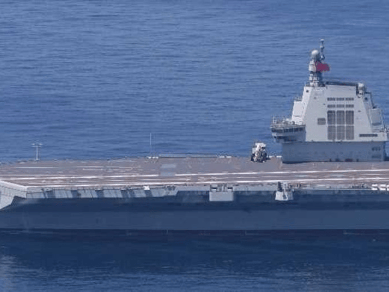 Launched in 2022, aircraft carrier weighs between 80,000-85,000 tonnes when full loaded, and is 316m long. 