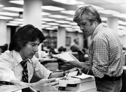 In second place is 1976 classic 'All The President's Men'. It tells the true life story of the Watergate scandal that brought down American president Richard Nixon. It has a Tomatometer rating of 94 per cent.