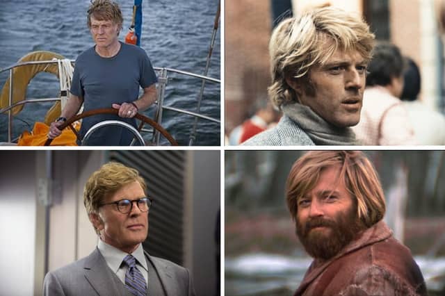 The many faces of Robert Redford.