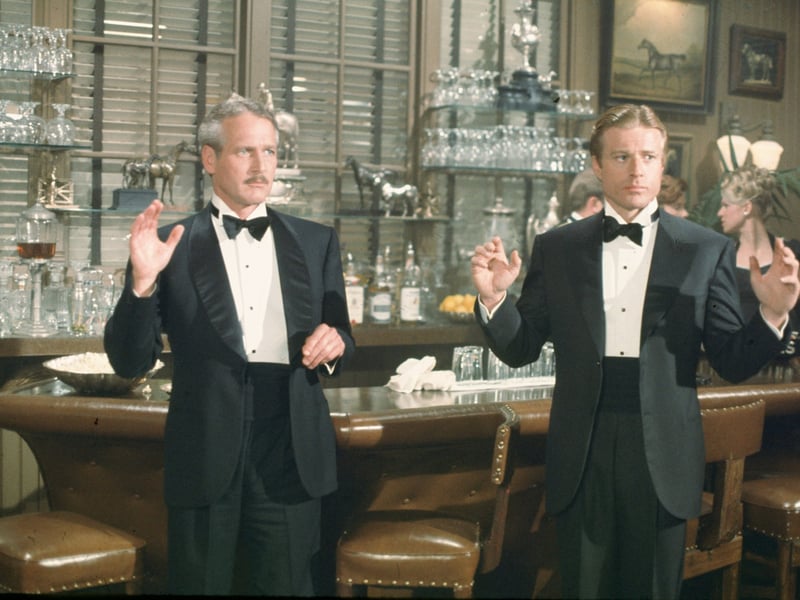 Crime caper 'The Sting' has a rating of 93 per cent. Robert Redford stars alongside Paul Newman as a pair of grifters out to create the titular sting to con a mob boss.