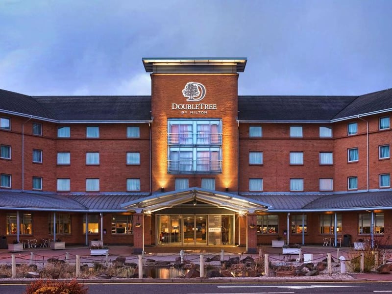Located in Bellshill in Scotland's Central Belt between Glasgow and Edinburgh, the DoubleTree by Hilton Glasgow Strathclyde is Scotland's largest hotel health club. The extensive leisure facilities include a swimming pool, spa baths, sauna, steam room and beauty rooms. Its restaurant, The Space, serves international cuisine and there's 24-hour room service so you'll not want for anything - at any time.