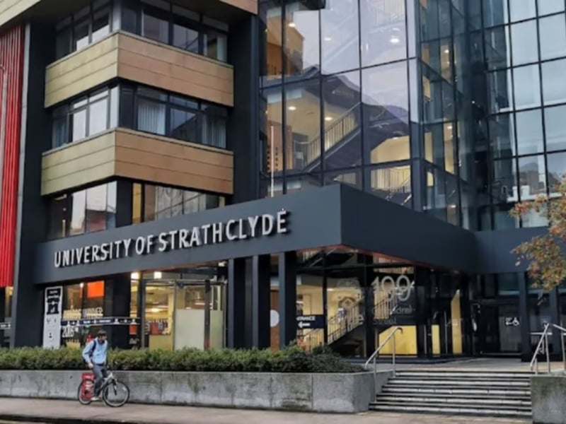 Completing the top five is the University of Strathclyde, in Glasgow, with 84 per cent of students finding jobs or study within 15  months of graduating.