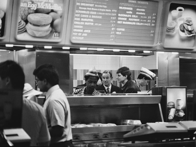 McDonald's only arrived in the UK in 1974, but by the end of the 80s it had more than 300 restaurants across the country as we developed a taste for Big Macs and Egg McMuffins