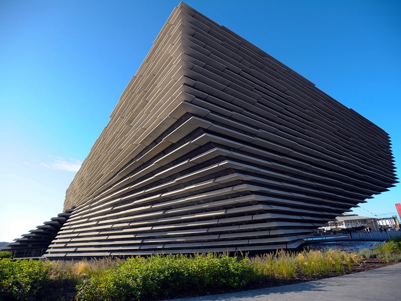 The V&A (Victoria and Albert) Dundee museum, designed by Japanese architect Kengo Kuma, opened on September 15, 2018. Some readers have said they believe it is the most beautiful building in the country. The V&A Dundee is the first design museum in Scotland and the first Victoria and Albert museum outside London. 