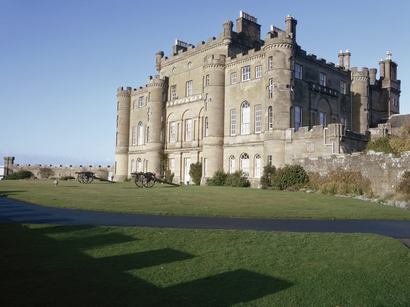 Culzean Castle is a castle overlooking the Firth of Clyde in South Ayrshire. It is the former home of the Marquess of Ailsa, the chief of Clan Kennedy, but is now owned by the National Trust for Scotland. It was built between 1777 and 1792 by the architect Robert Adam for David Kennedy, the 10th Earl of Cassillis.