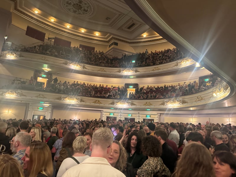 The Usher Hall was packed for the performance.