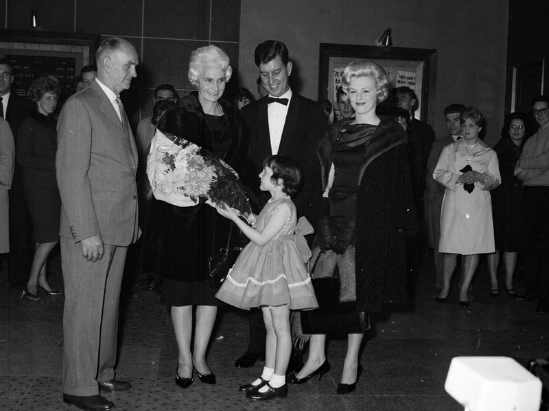 Sean Connery's mother and father at New Vic Cinema to see their son play James Bond in the film Dr No in October 1962.