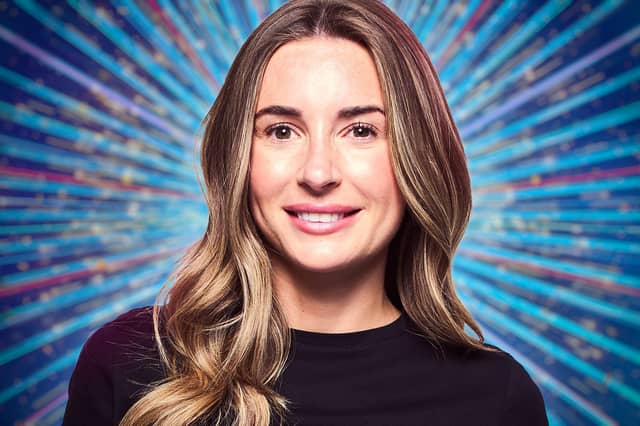 Dani Dyer is a TV personality, broadcaster, author and mother of three. She had to withdraw after fracturing her ankle in a 'fall' in training. Dani was partnered with Nikita Kuzmin.