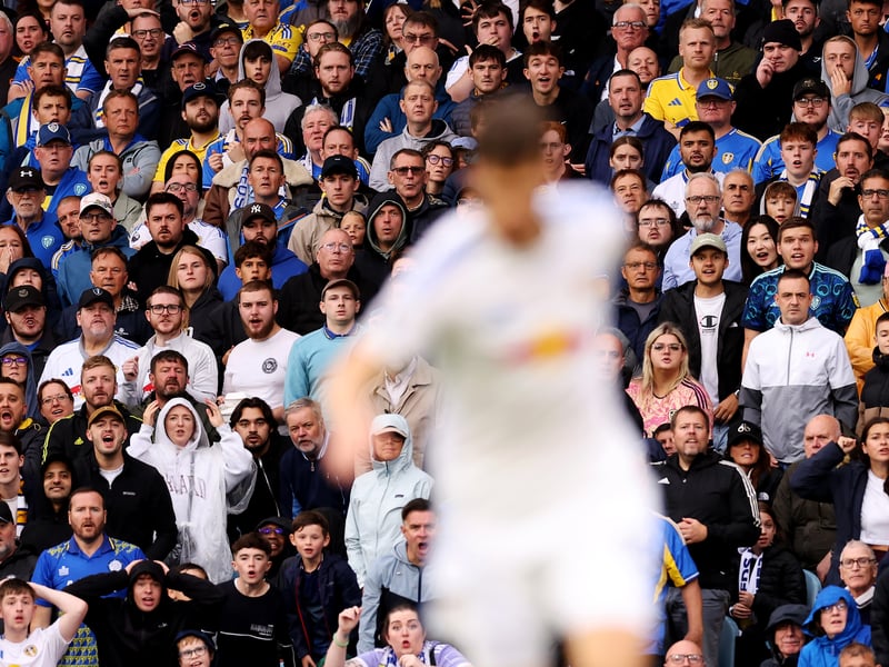 The average attendances of all 20 Premier League clubs in a league table.