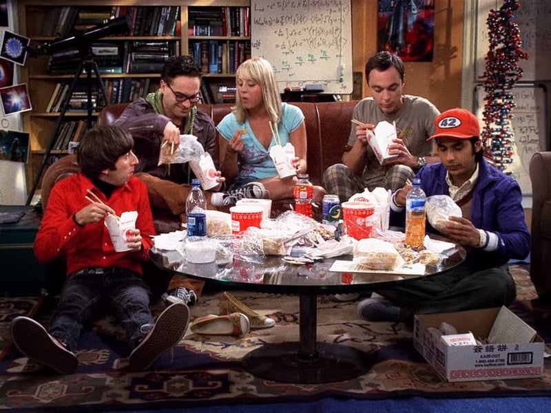 Another sitcom from the other side of the Atlantic takes third place, with 'The Big Bang Theory' named by six per cent of people who responded to the survey. It's about the awkward relationship between two physicists and their neighbours and friends.